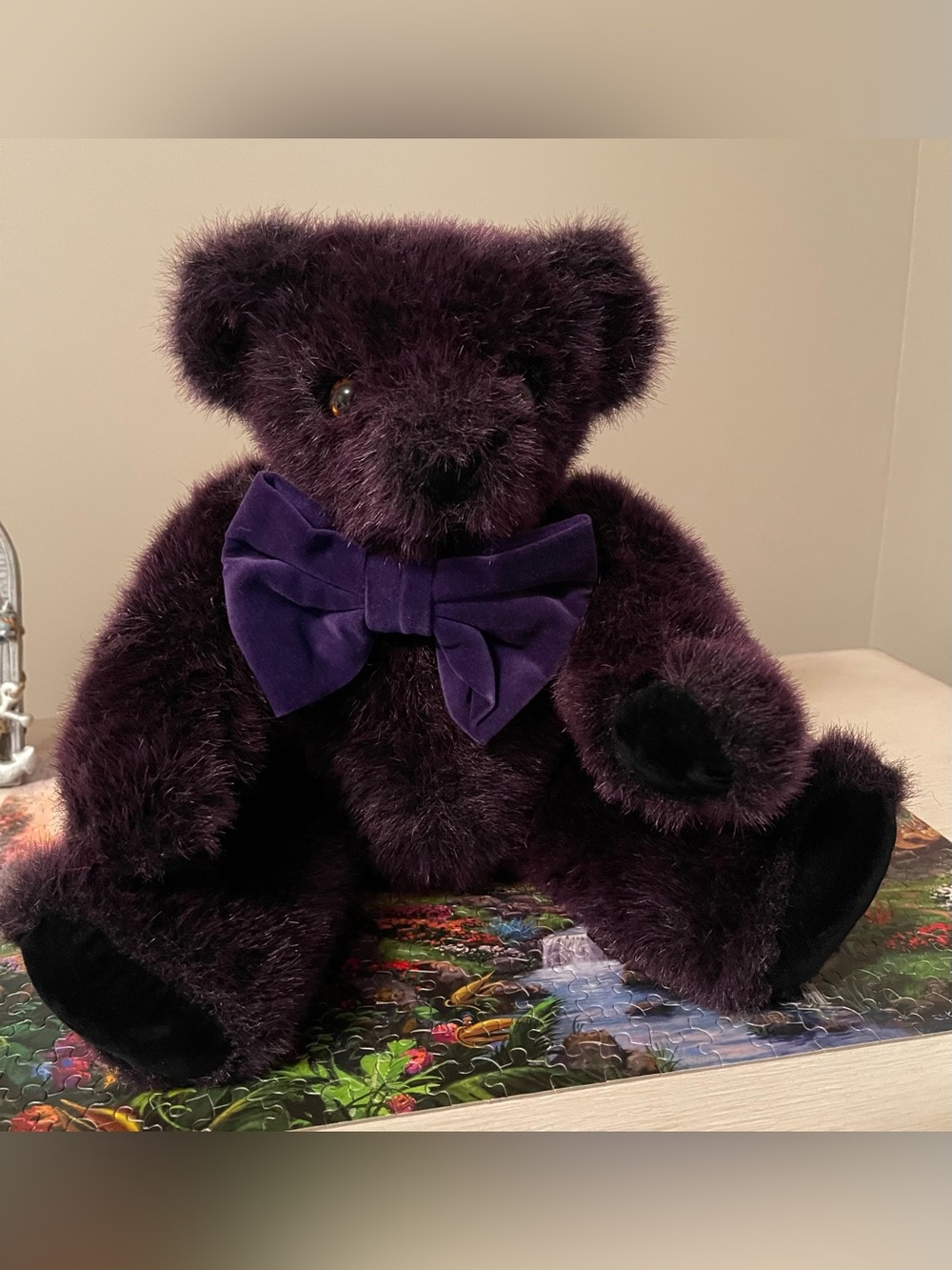 Vermont Teddy Bear Purple Passion Discontinued